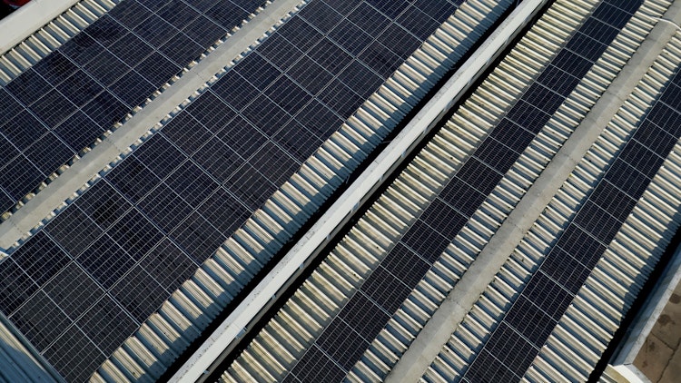 A large commercial rooftop installation by Insight Energy